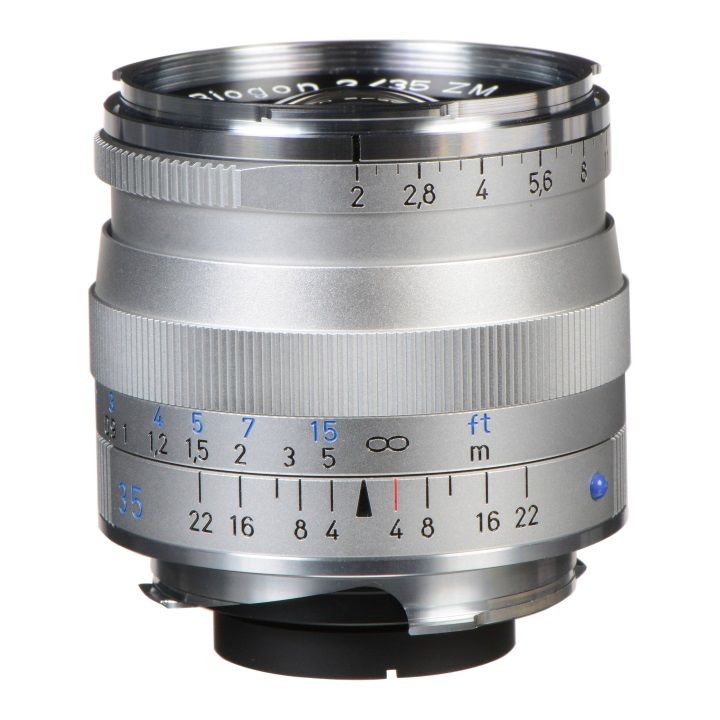 Zeiss Biogon 35mm f/2.0 ZM Lens for Leica M-Mount - Silver