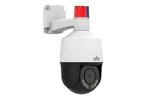 UNV IP66 IR 2MP 4x Active Deterrence PTZ Camera