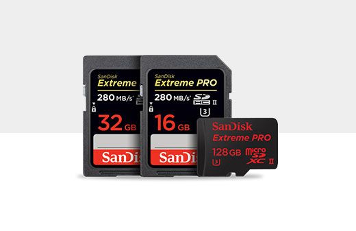SD Cards, Micro SD Cards, Compact Flash Cards, C Fast Cards, SSD Drives, Flash Drives