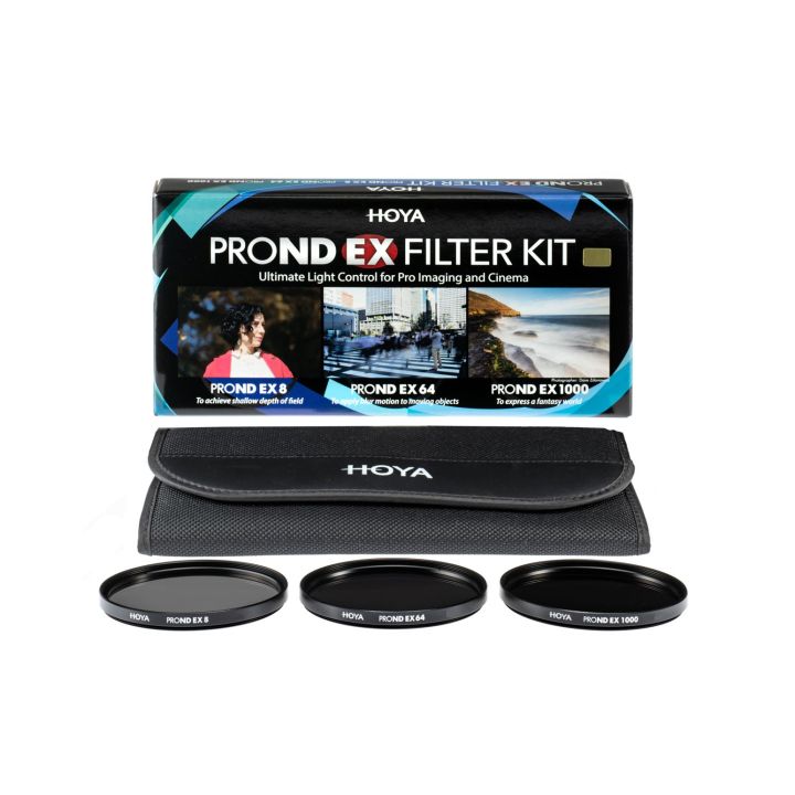 Hoya 67mm Pro ND EX 8 / 64 / 1000 Filter Kit