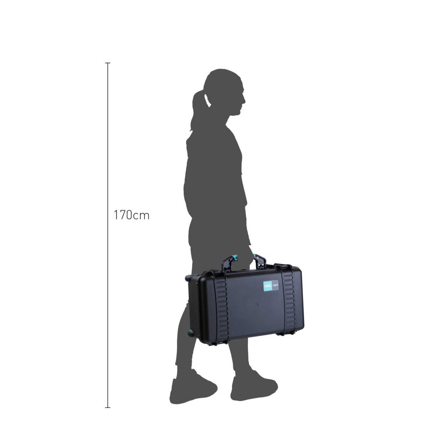 HPRC 2550W - Wheeled Hard Case Empty (Black)