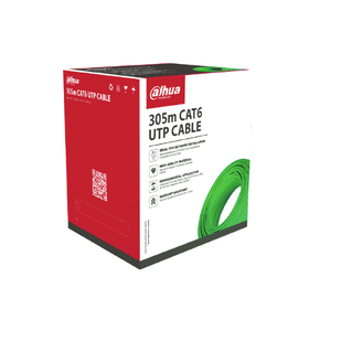 Dahua Cat-6 Cable on Reel 305 meters - Green - Pallet of 36 Boxes