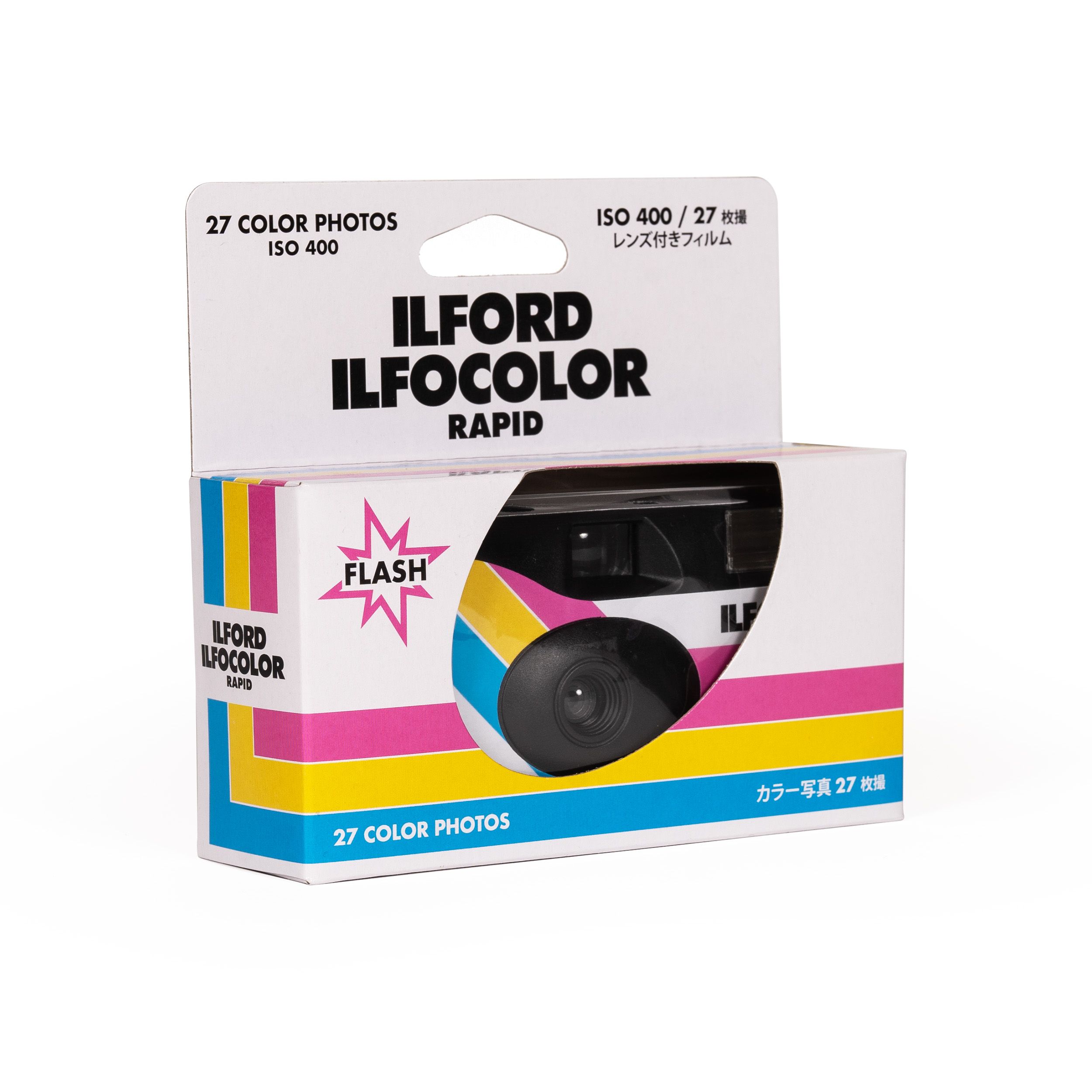 ** Ilford IlfoColor Single Use Camera - 27 exposures / ISO400 - White