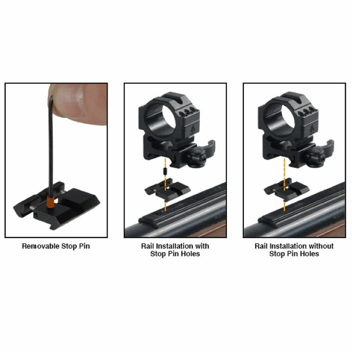 Leapers UTG 3/8" to Weaver Conversion Adaptor