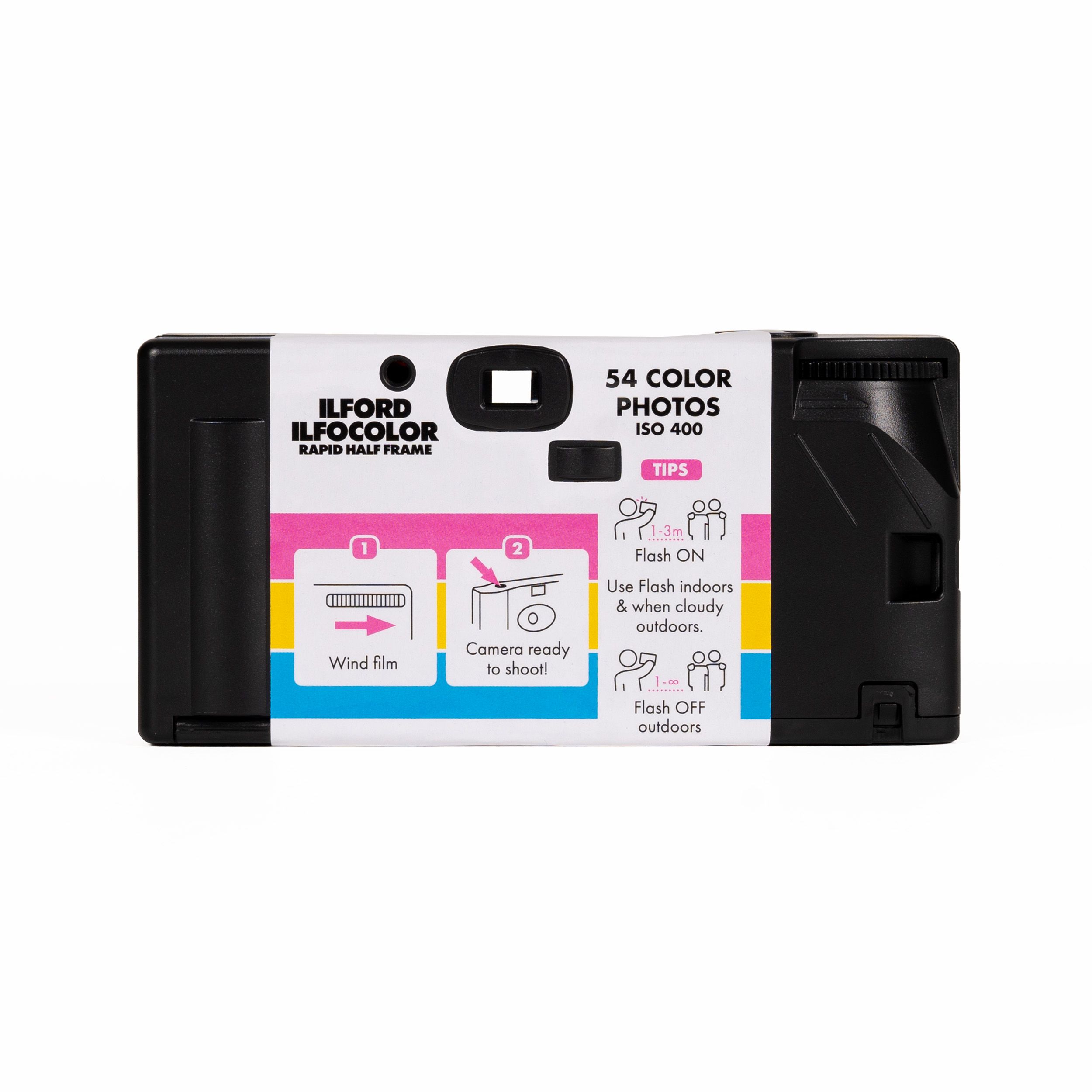 Ilford IlfoColor Rapid Half-Frame Colour Film - 54 Exposures