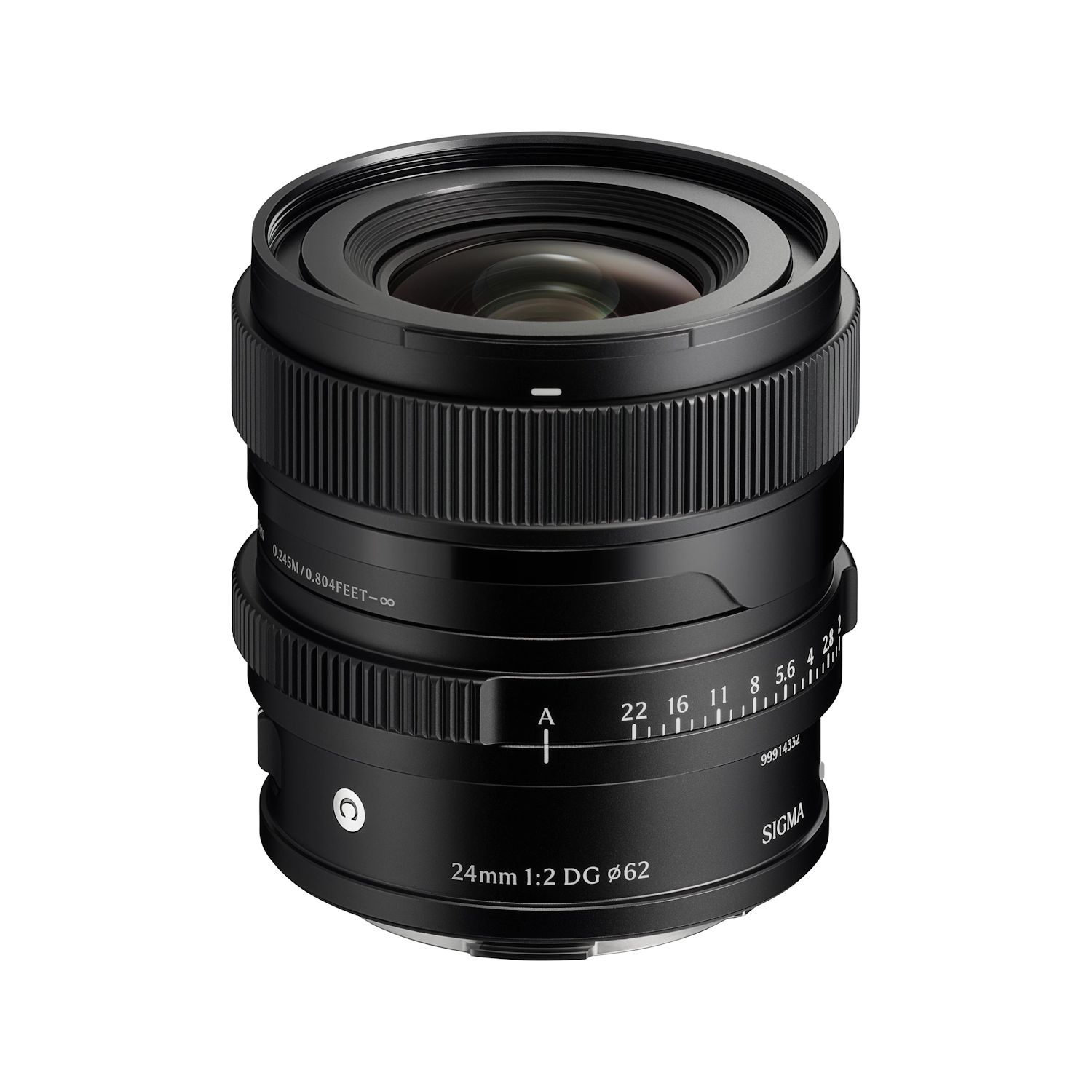 Sigma 24mm f/2 DG Contemporary Lens for L Mount Black