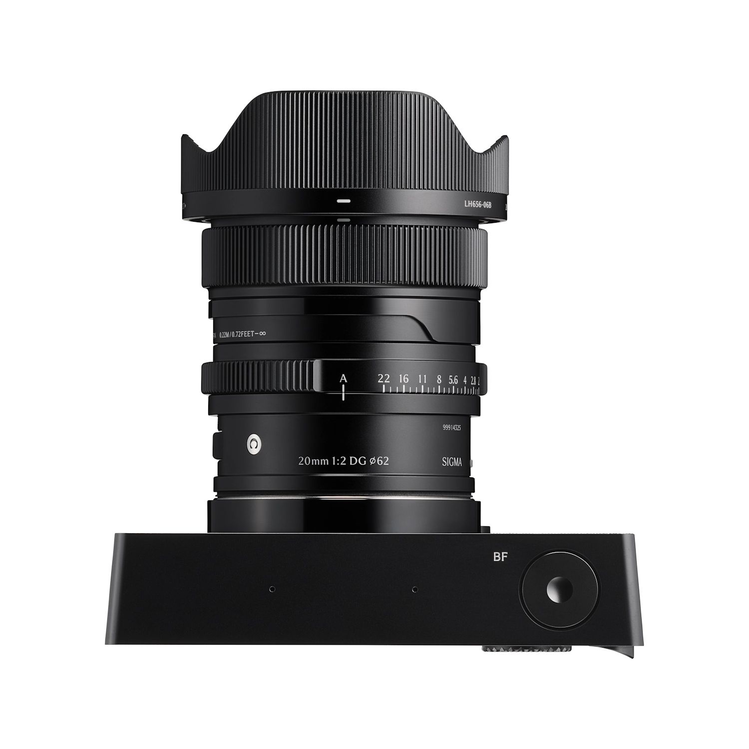 Sigma 20mm f/2 DG Contemporary Lens for L Mount Black