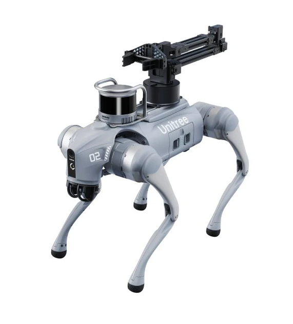 Unitree Go2 Edu Plus - Hesai XT16 & D1 Arm