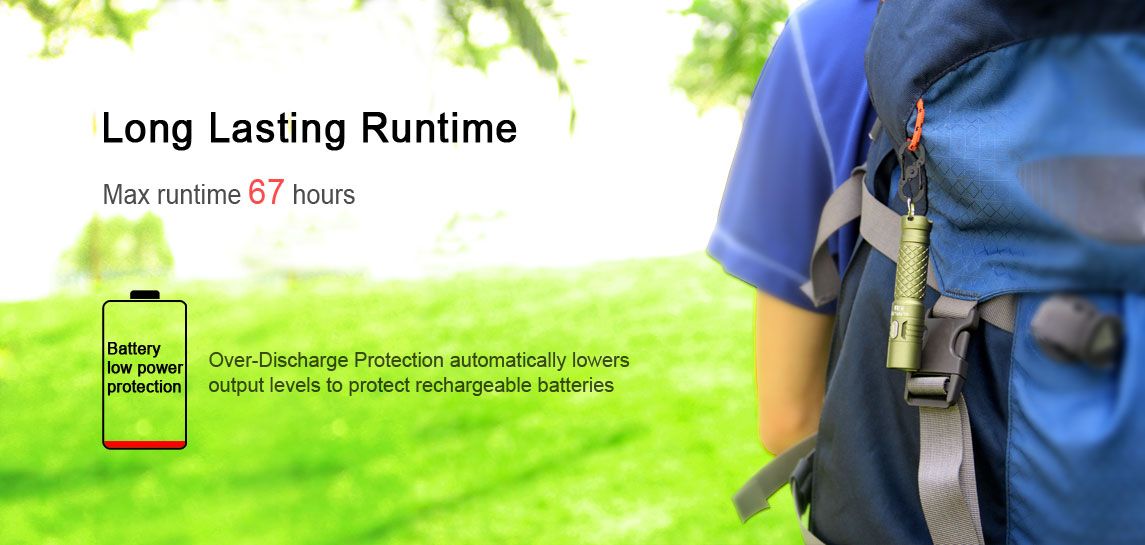 Klarus MI7 Battery Life