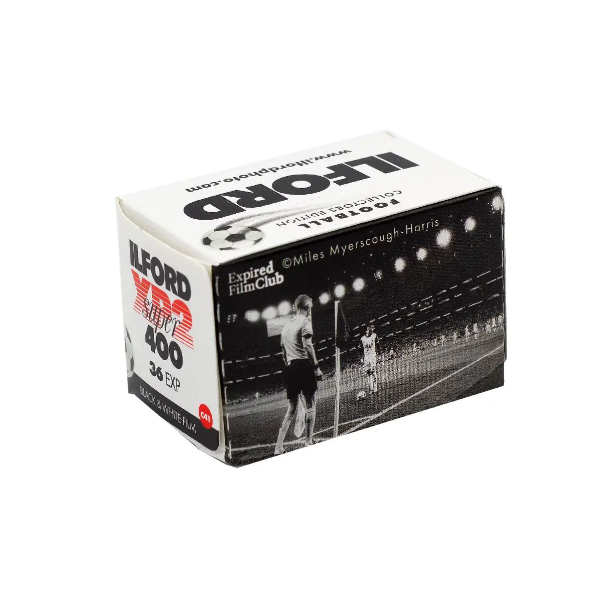 Ilford XP2 Super 35mm 36 Exposure Black & White Film - Football Limited Edition