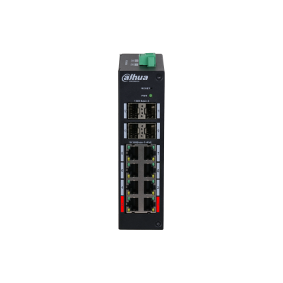 Dahua 12 Port Hardened Managed Switch 8 Port PoE