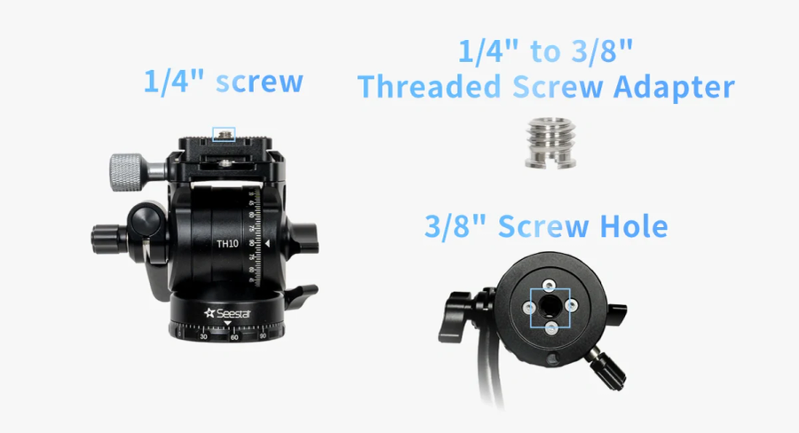 ZWO SeeStar TC20 Carbon Fiber Tripod with TH10 Tripod Head