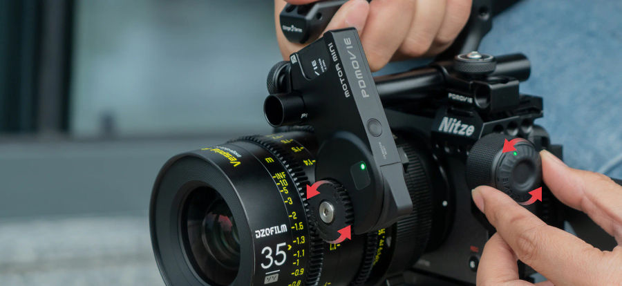 PDMOVIE LIVE AIR 3 Wireless Follow Focus Lens Control Kit