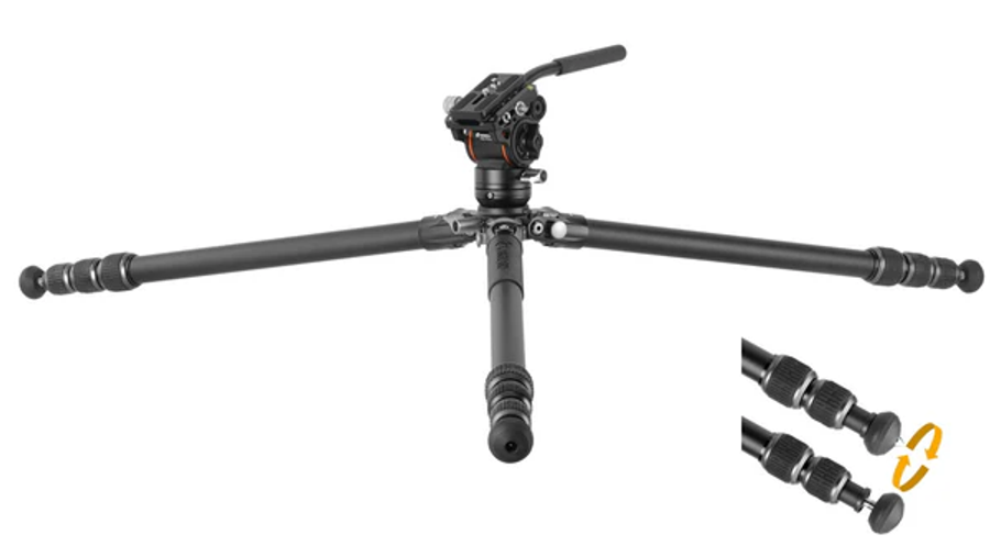 Vanguard ALTA PRO 3VL 264AV14 Video Tripod with Veo PV-14 Video Head