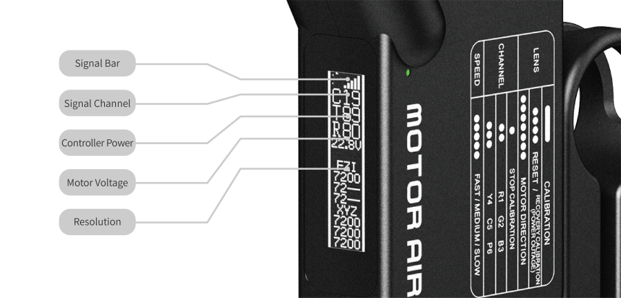 PDMOVIE Remote Air Pro 3 Triple Channel Wireless Follow Focus System