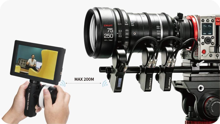 PDMOVIE Remote Air Pro 3 Triple Channel Wireless Follow Focus System